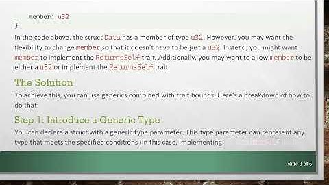 How to Use Traits in Rust to Create Flexible Structs