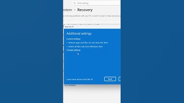 Full Windows 11 Reset