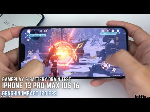 iPhone 13 Pro Max Genshin Impact Gaming test Max Setting | 120 FPS, IOS 16