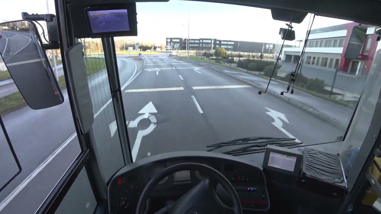 133E Budapest Hungarian Public transportation Bus ride 1/2