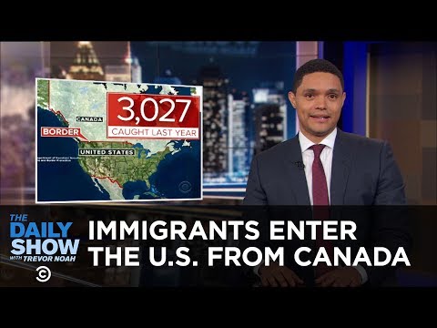 The KKK Tempts Kids with Candy & Undocumented Immigrants Enter the U.S. from Canada | The Daily Show