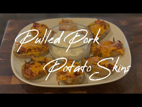 Pulled Pork Potato Skins | Potato Skins Recipe with Pulled Pork | The Barbecue Lab