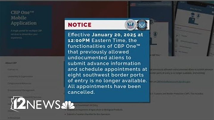 How the shutdown of the CBP One app will impact those at the border