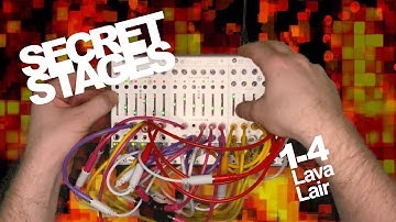 Secret Stages 1-4: Lava Lair | "Self-Generating Chiptunes" w/ Mutable Stages & Qiemem Firmware 🌋