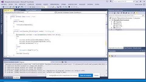 Manejo de Archivos C# Windows Forms