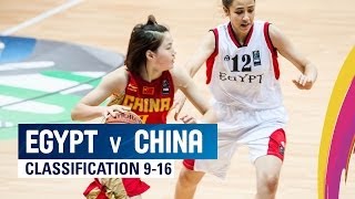 Egypt v China - Classification 9-16