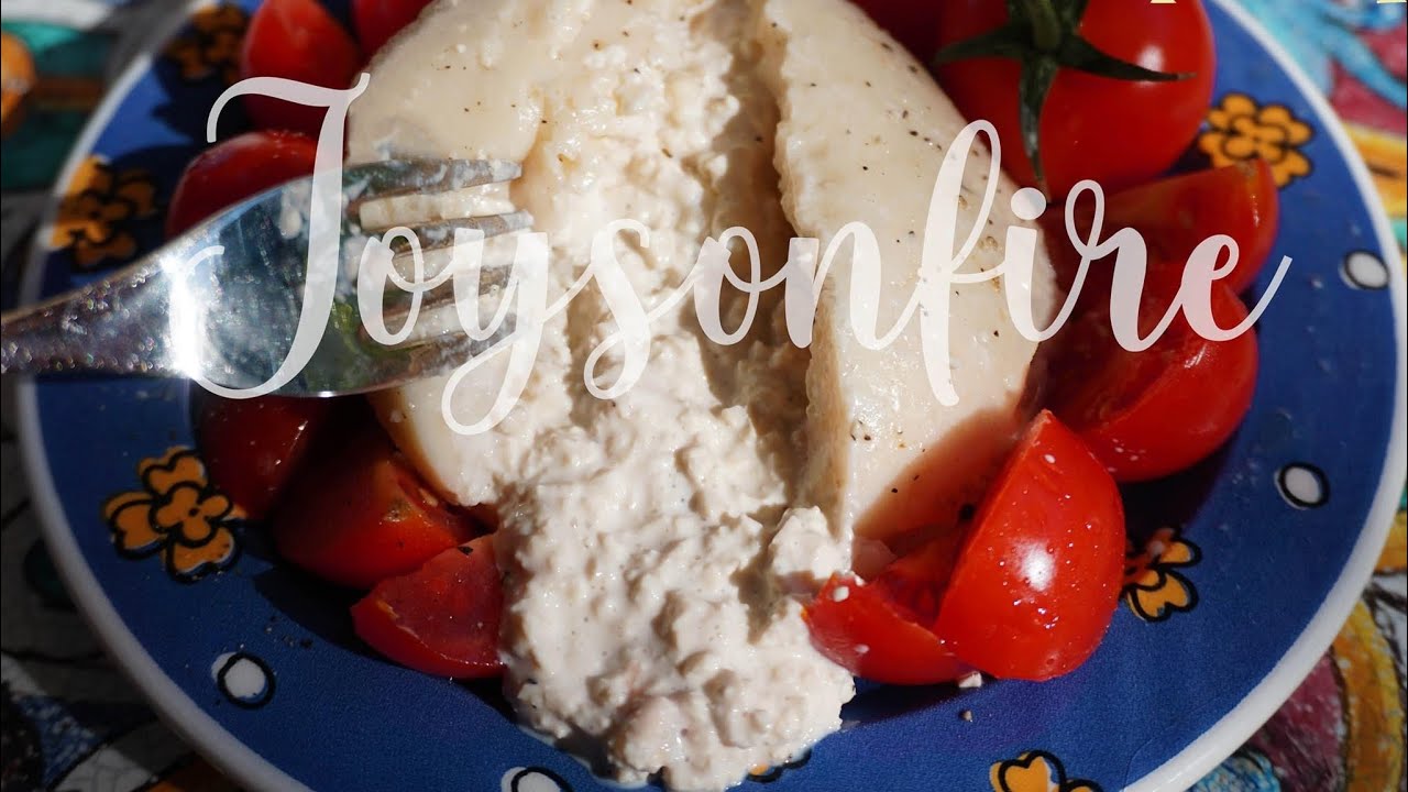 BURRATA VEGANA semplice, veloce e con pochi ingredienti