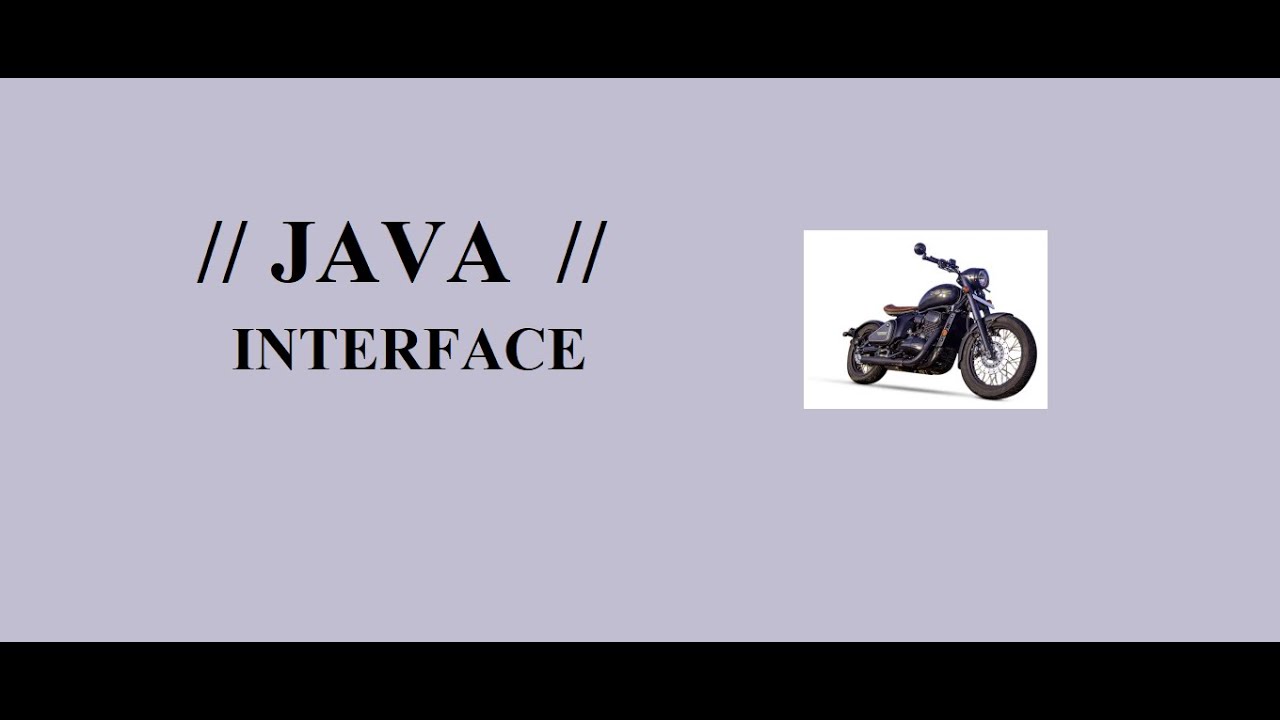 JAVA-INTERFACE AND DIFFERENCE BETWEEN ABSTRACT AND INTERFACE - YouTube