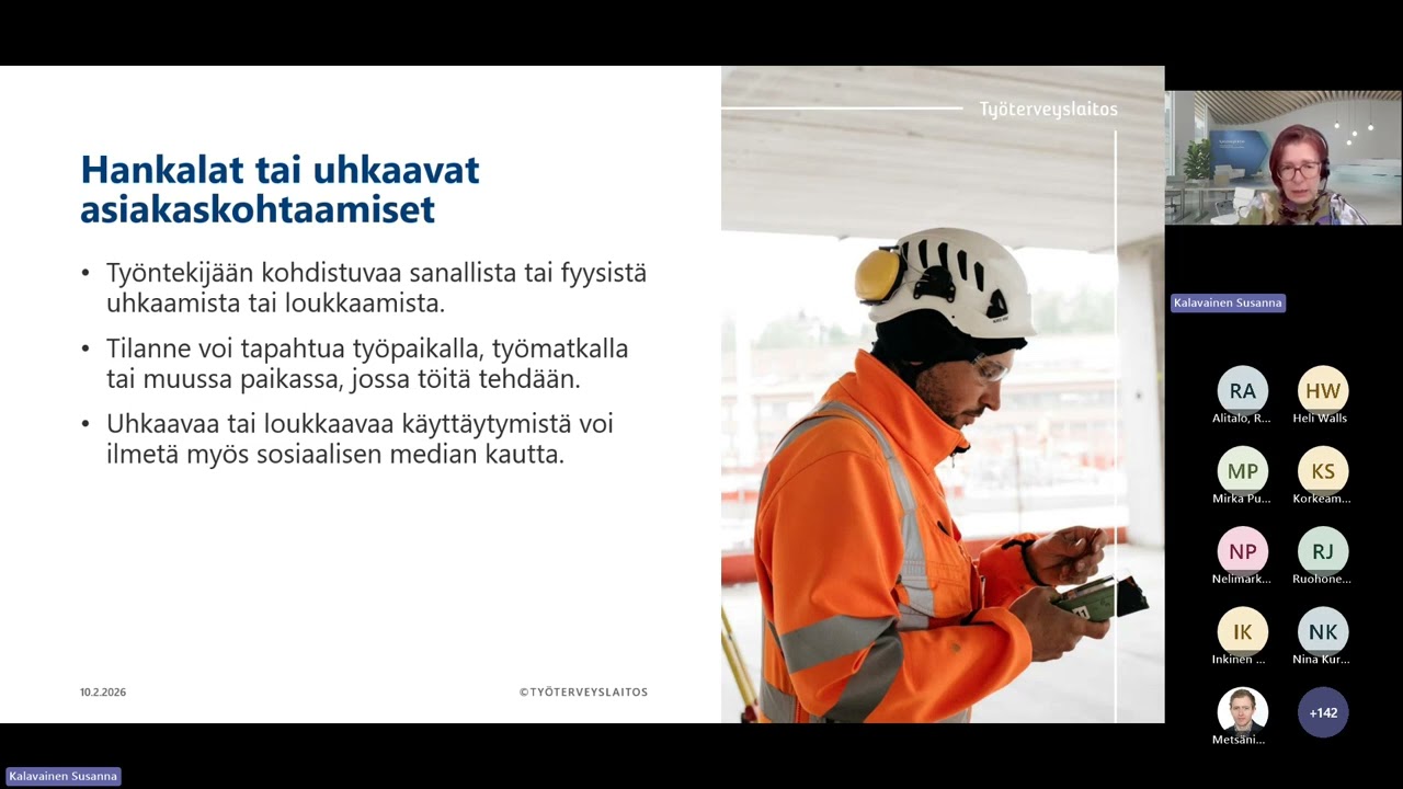 Haastavat asiakastilanteet  -koulutus 10.2.2026