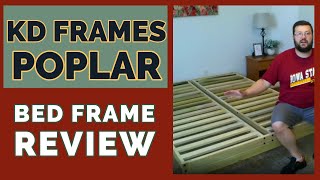 KD Frames Nomad Platform Natural Poplar Bed - Queen - with Trundle Bed Review