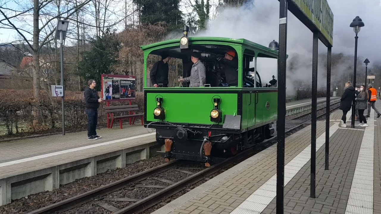 Einzigartiger Besuch der Chiemseelok Laura bei der Harzer Schmalspurbahn Hsb