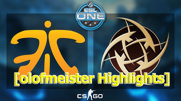 [olofmeister Highlights] CS:GO - Katowice 2015 - Fnatic vs Ninjas : Match 1 of 3