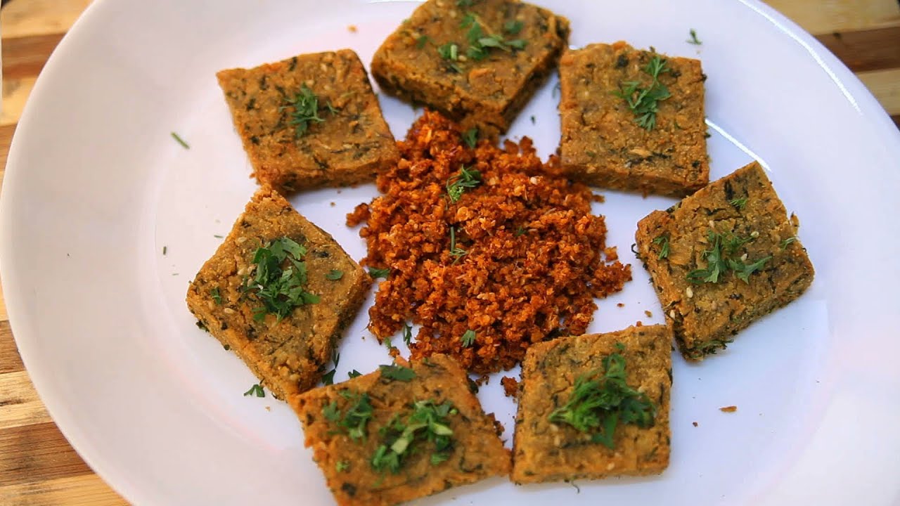 Best Kothimbir Vadi (Coriander Fritters) By Archana - कोथिंबीर वडी - Maharashtrian Kothimbir Vadi | India Food Network