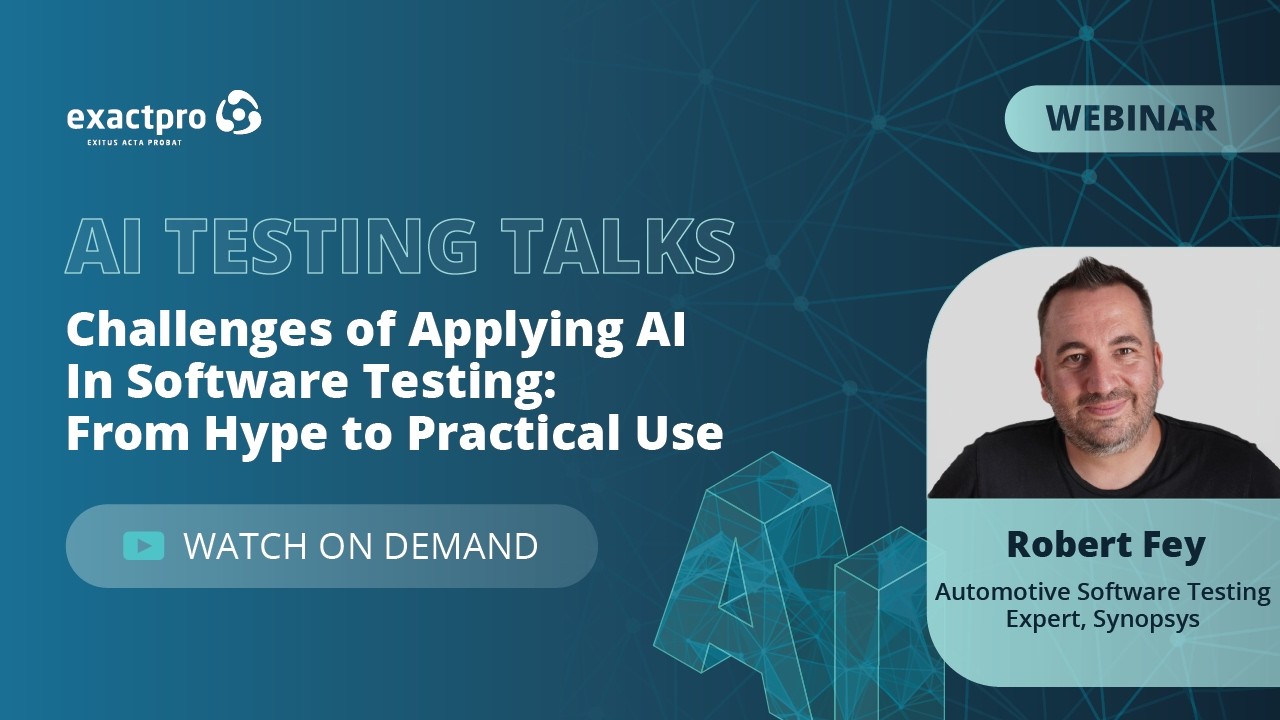 AI Testing Talks: Challenges of Applying AI in Software Testing: From Hype to Practical Use