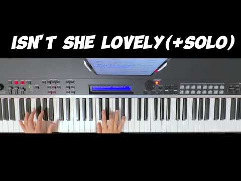 Isn't she lovely (피아노솔로포함/반주악보 ) - Stevie Wonder