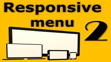 CSS : Responsive Menu - HTML - Arabic [2] Mohamed saad