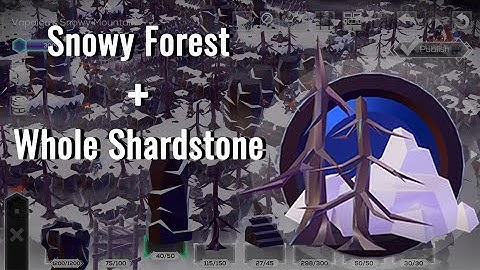 DUNGEON BUILDING - SNOWY FOREST SHARD | MONOLISK