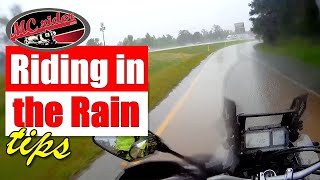 Tips for Riding a Motorcycle in the Rain