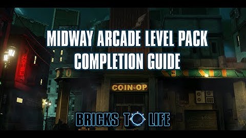 Midway Arcade Level Pack - Retro Wreckage - 100% Completion - Lego Dimensions