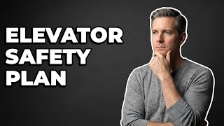What steps ensure tenant safety during an elevator breakdown?