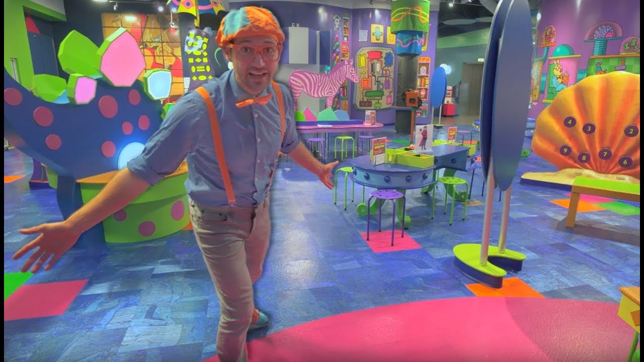 Blippi Tours a Children's Museum - Learning Videos for Toddlers