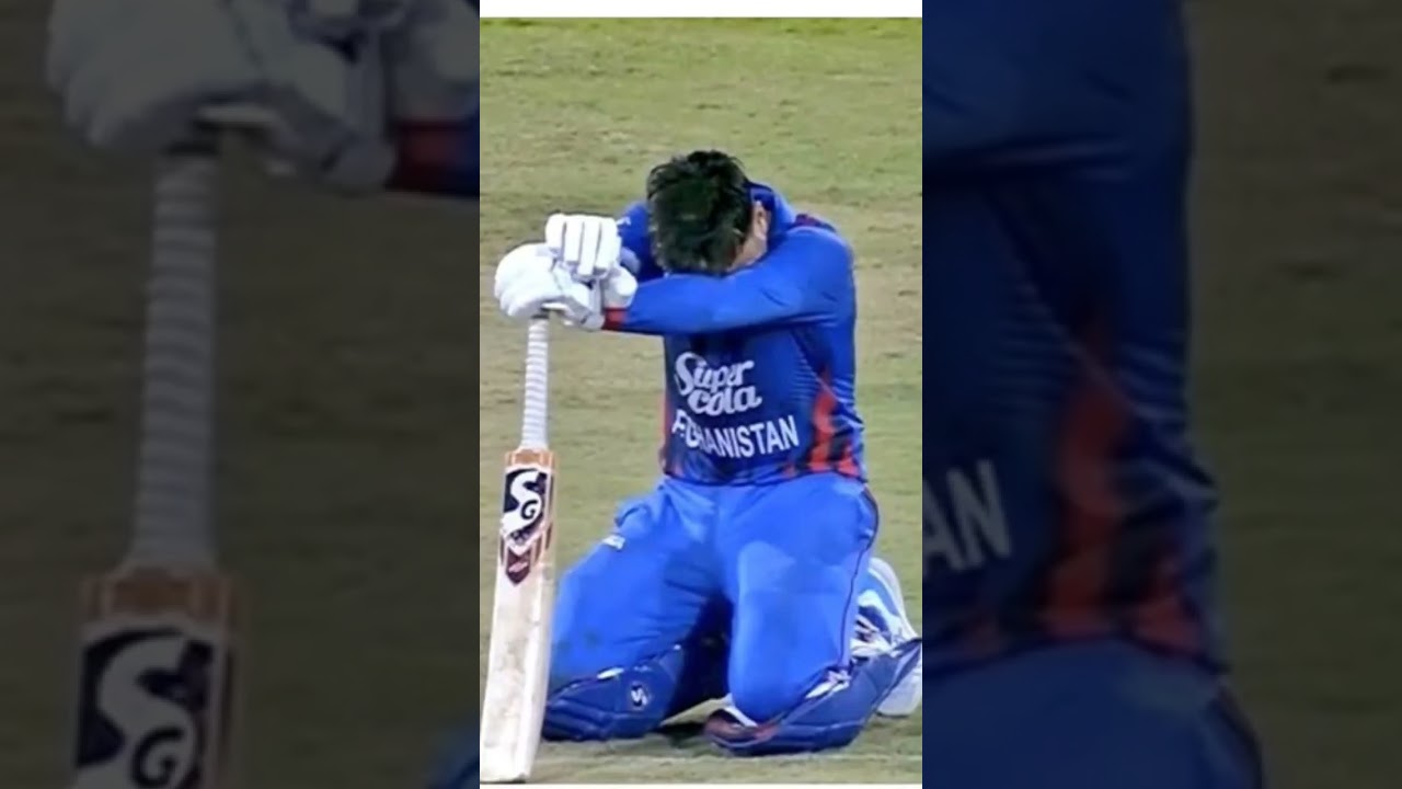 Rashid khan crying 😓 