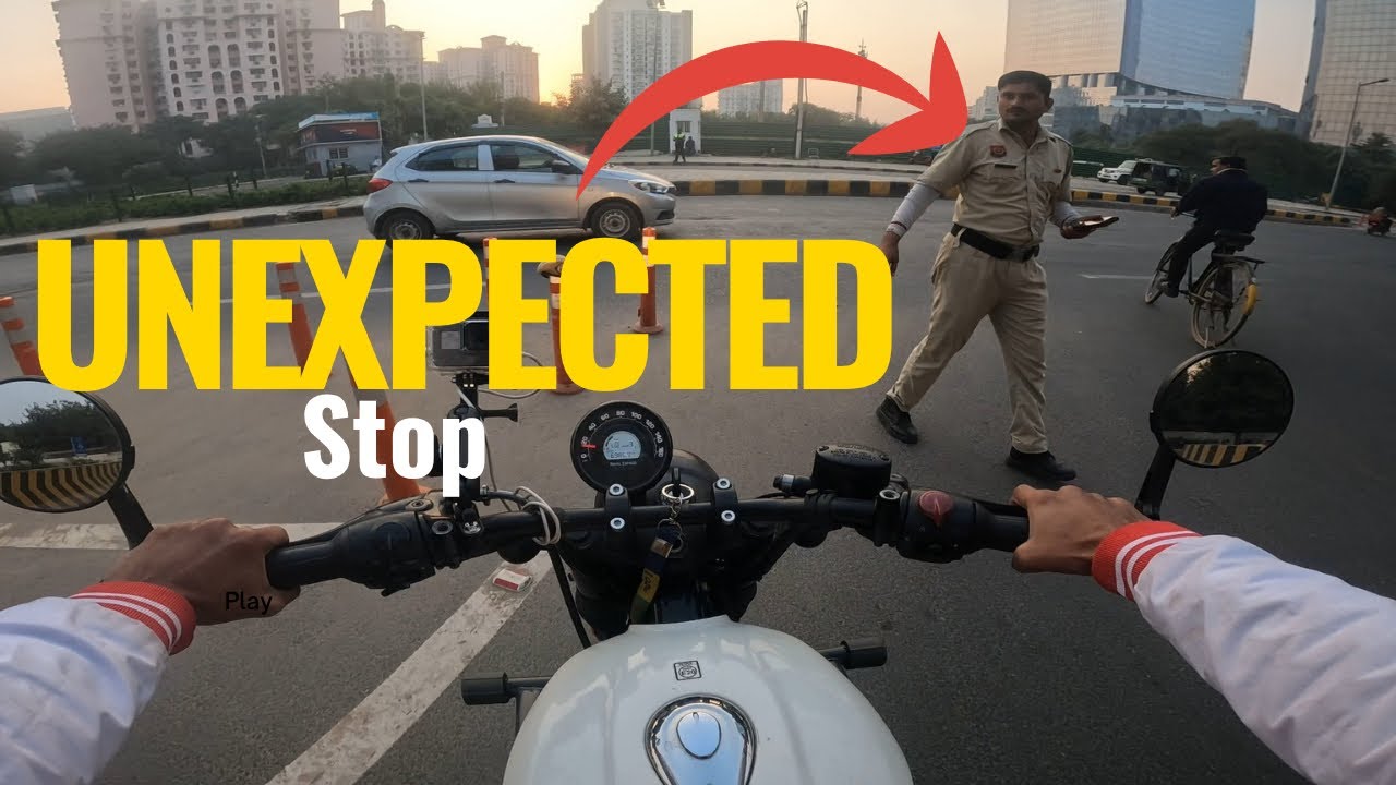 Police Stop During My Ride! Ekdam Unexpected 😳