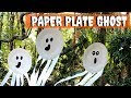 Halloween Craft for Kids | Paper Plate Ghost