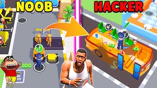 SHINCHAN NOOB vs PRO vs HACKER in BLOBSTER with FRANKLIN &amp; CHOP | DREAM SQUAD