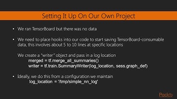 3 2 TensorBoard Events and Histograms   Machine Learning with TensorFlow Video