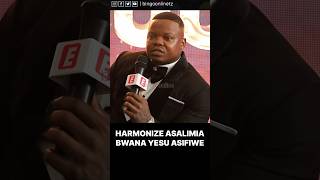 Harmonize alivyosalimia Bwana Yesu asifiwe leo mbele ya wana habari utashangaa