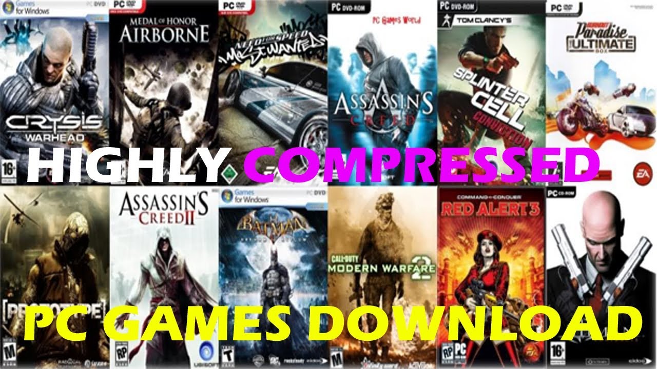 best 3 website To Download Highly Compressed Games On Pc or Laptop 