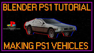 Blender Tutorial // PS1 Vehicles // Blender Parent & Decimate