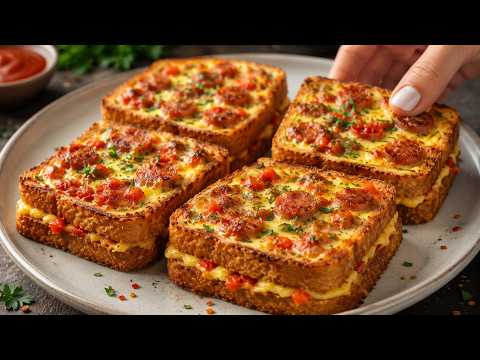 You've never had such a delicious breakfast before – egg toast straight from the oven in 5 minutes!