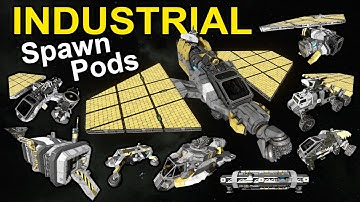 New Starter Pods for EVERYONE! (Space Engineers Mod Showcase)