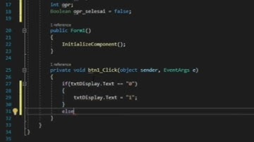 Membuat Kalkulator Sederhana Menggunakan Visual Studio