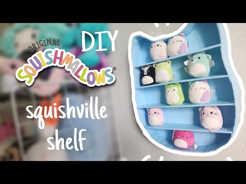 STL file Squishmallows Squishville Shelf For 2” 🪞・3D printer model to  download・Cults