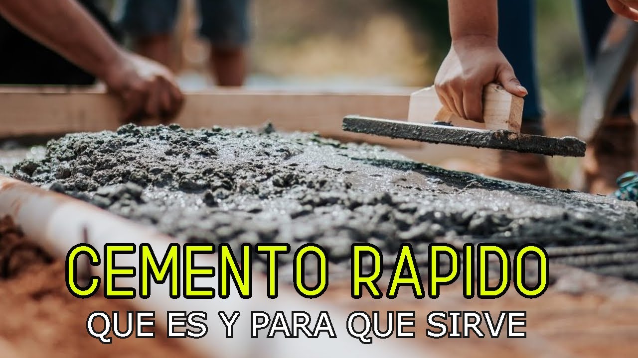 Cemento rápido en polvo, reparaciones generales de albañilería