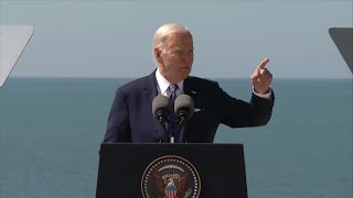 President Biden delivers remarks at Pointe du Hoc