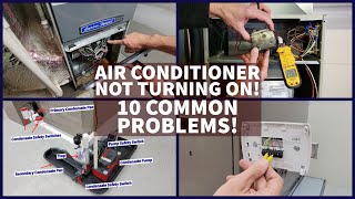 Air Conditioner Not Turning On! Nothing is Happening! 10 Common Problems!