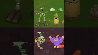 Plant Island x Earth Island || Quartet 🌱🌎|| #mysingingmonsters #shorts