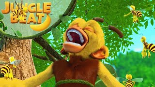 Munki the Bee | Jungle Beat: Munki & Trunk | Jungle Beat | WildBrain Toons