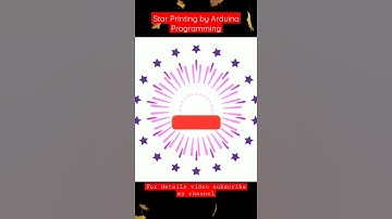 Star Triangle Printing using Arduino Programming || Arduino Programming