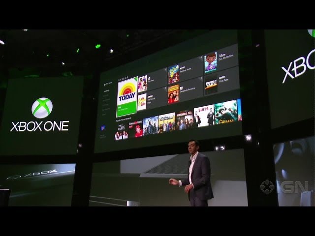 Xbox Live TV Demo - Xbox One Reveal - YouTube