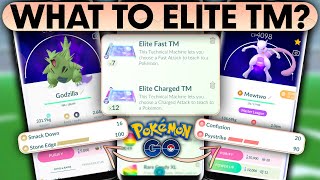 WHAT TO *ELITE TM* in POKEMON GO? BEST POKEMON TO USE ELITE TMS ON!