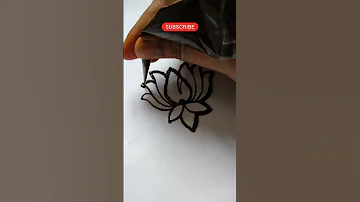 Easy Lotus Tutorial Design Lotus Henna Shorts 
