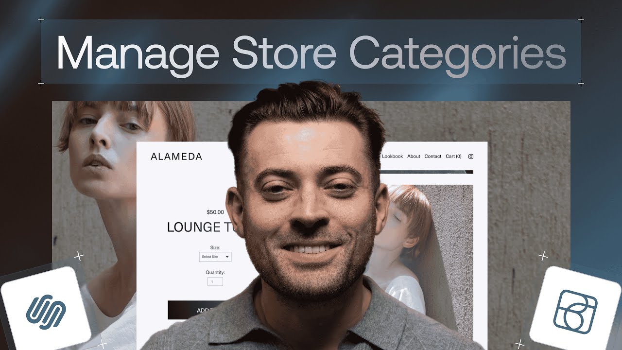How to Manage Store Categories on Squarespace - YouTube