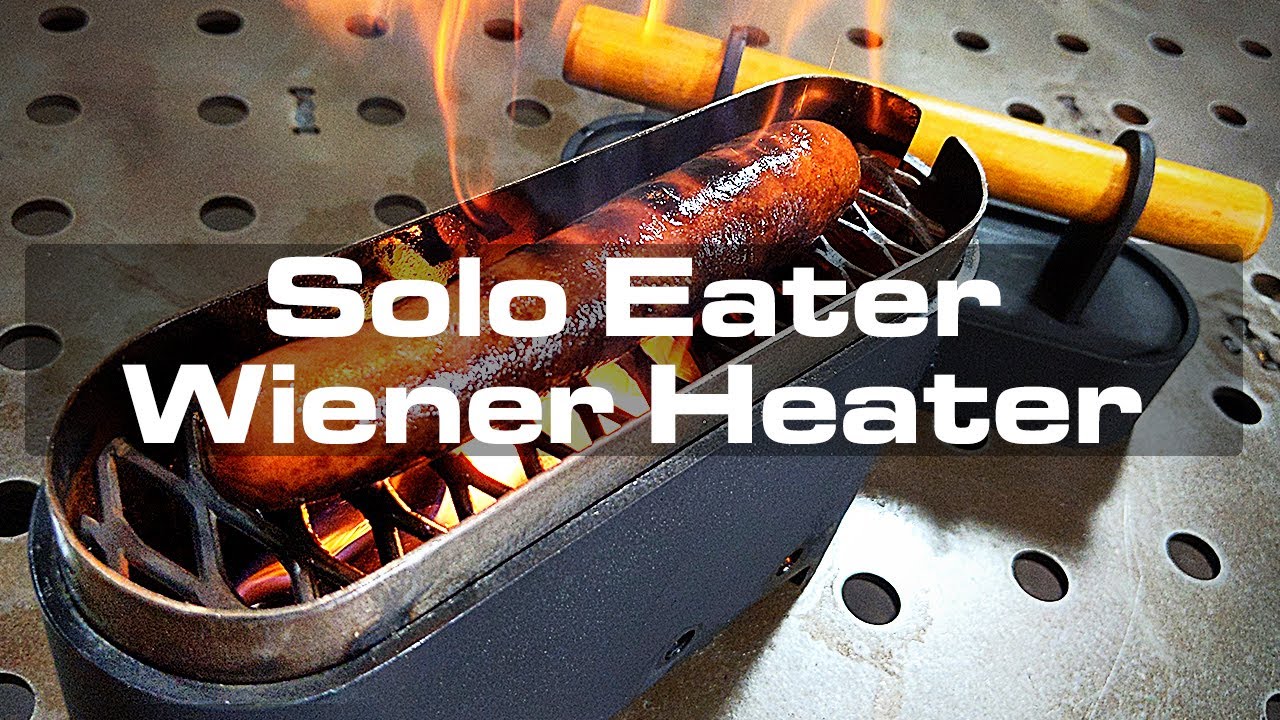 Voorouder Omgekeerde zingen Solo Eater Wiener Heater: A Mini Grill for a Single Hot Dog - YouTube