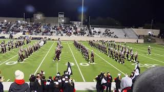 Ennis High School Band &amp; Lionettes at EHS vs Melissa Playoff 11-18-22 video by TC Videos, Culpeppers