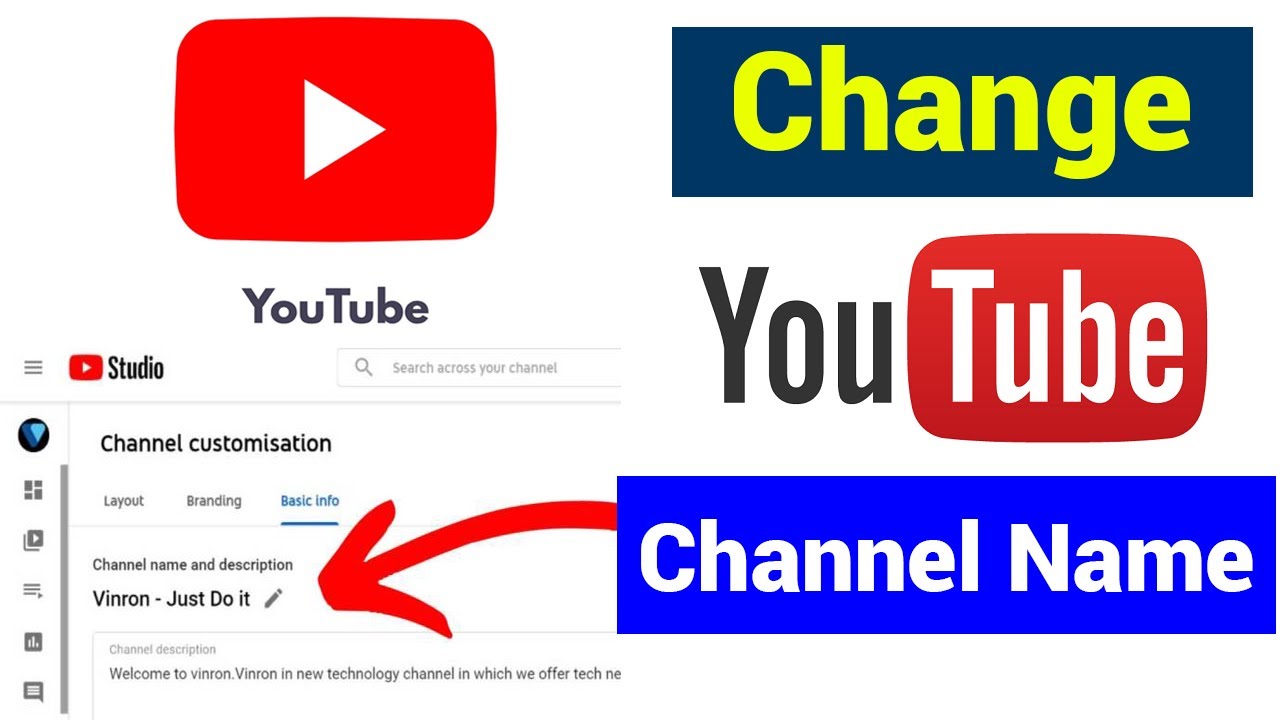 How to Change YouTube Channel Name 2021 | Change Youtube Channel Name ...